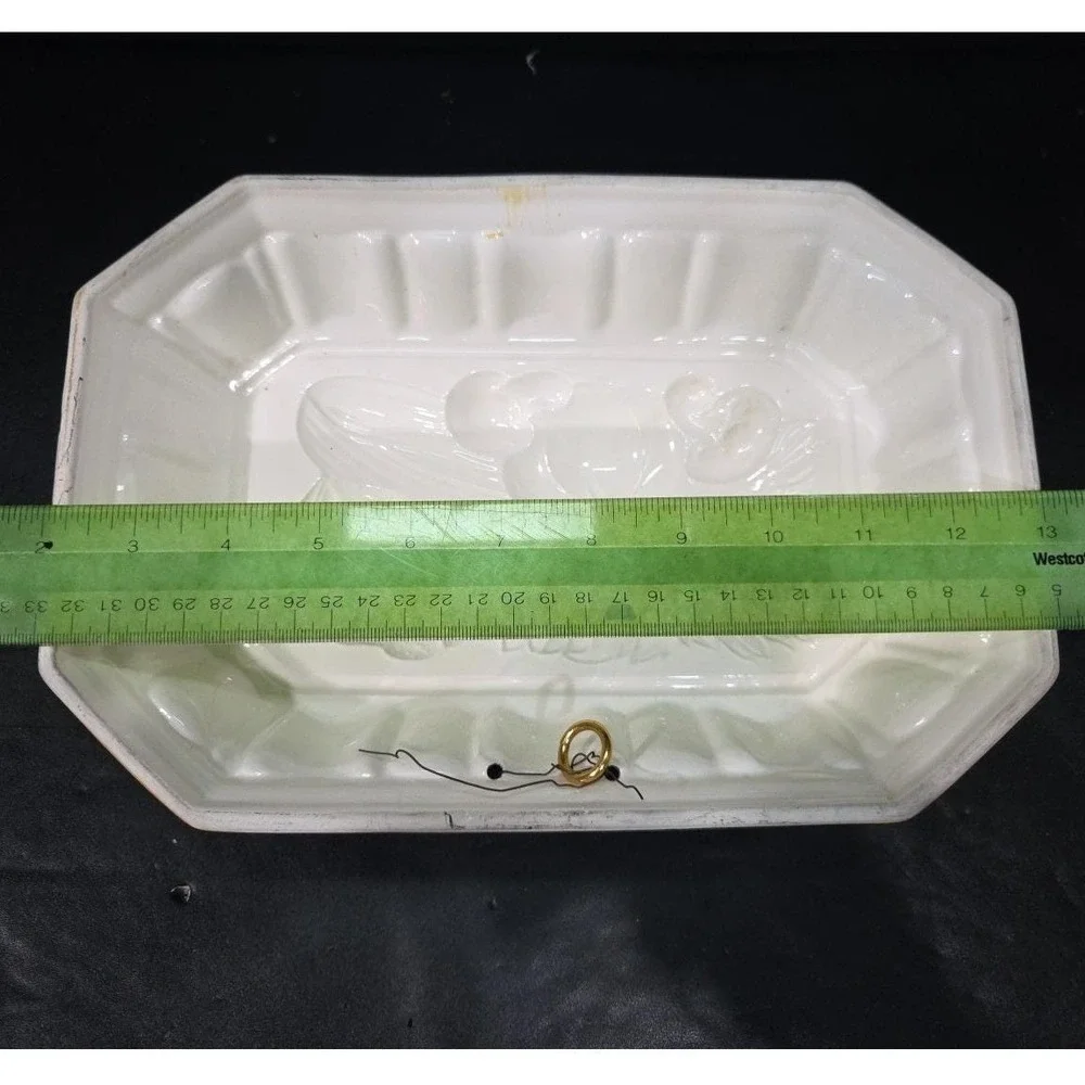 Gailstyn-Sutton‎ Towle Ceramic Vegetable Mold, Vintage Hand Painted Kitchenware